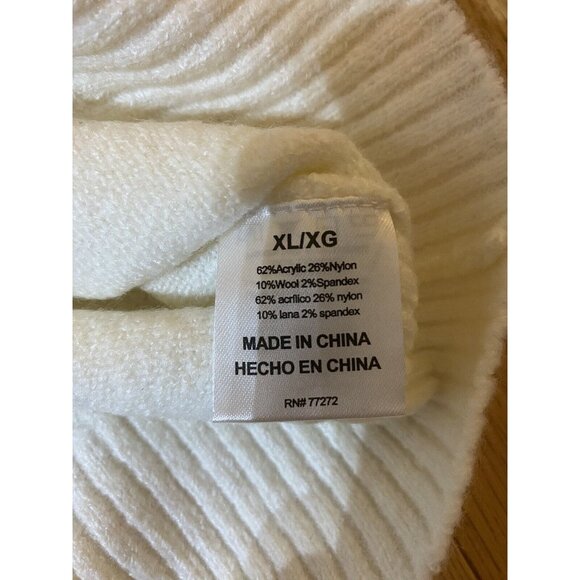 French Connection Cream Sweater Burst Accent Multicolor NWT Brand New Colorful - Picture 4 of 8